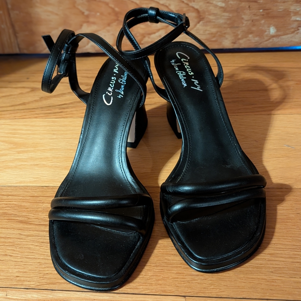 Circus by Sam Edelman Black Strappy Heels